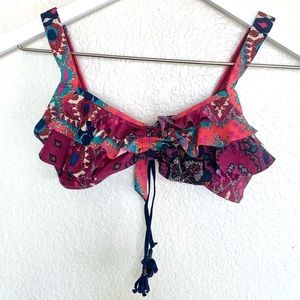 Zingara Girls Ruffle Ruched Bikini Top